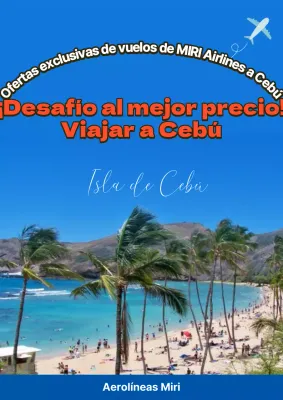 Promueva los viajes sencillos y de bajo coste en azul y amarillo