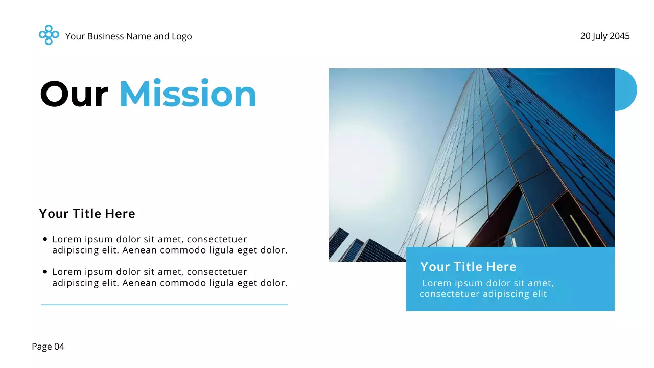 Blue Modern Business Presentation