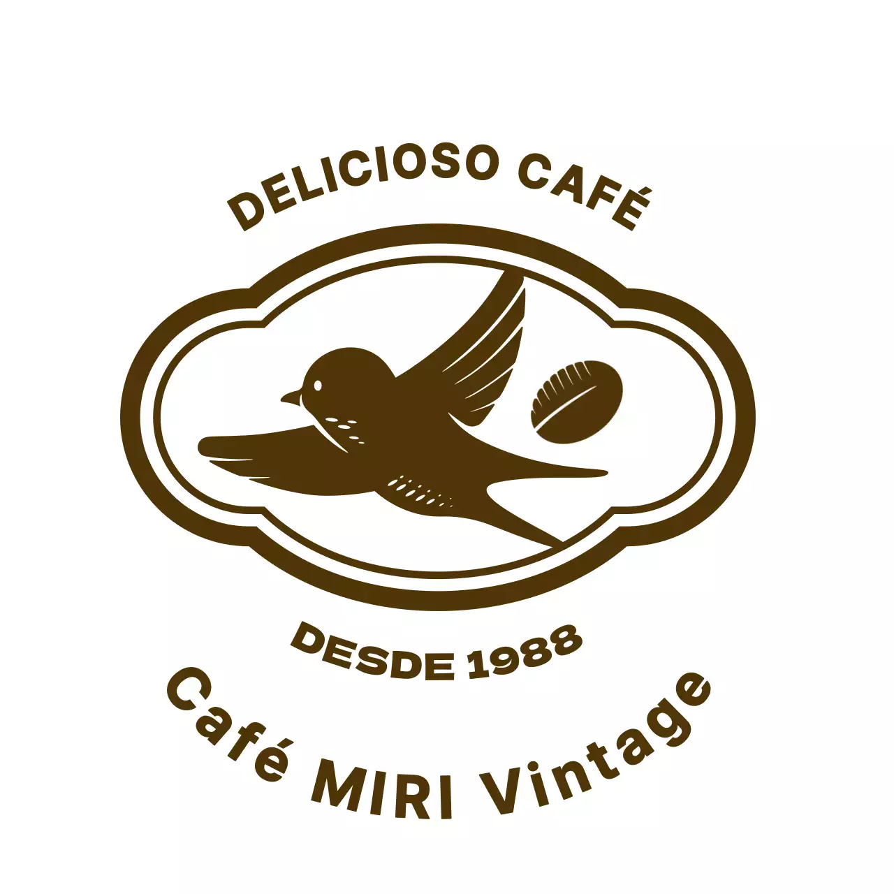 Café en grano con aire retro