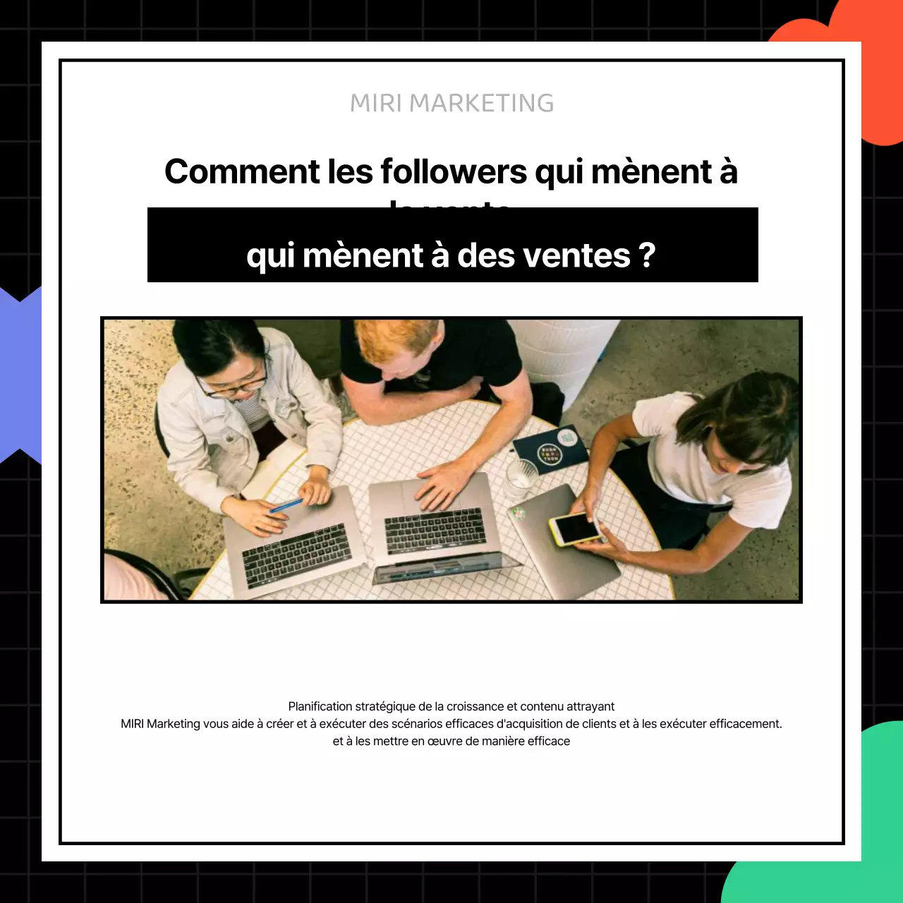Le guide noir et néon du marketing des médias sociaux