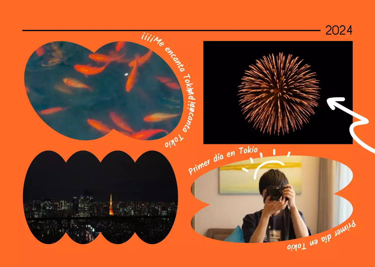 Un álbum de fotos de paisajes personales con un toque sentimental