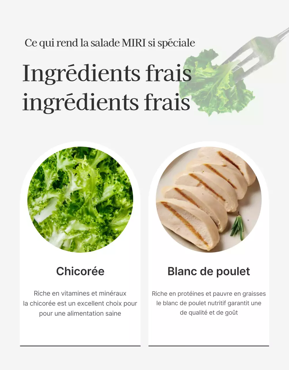 Promouvoir une salade simple composée de haricots blancs et de haricots verts clairs