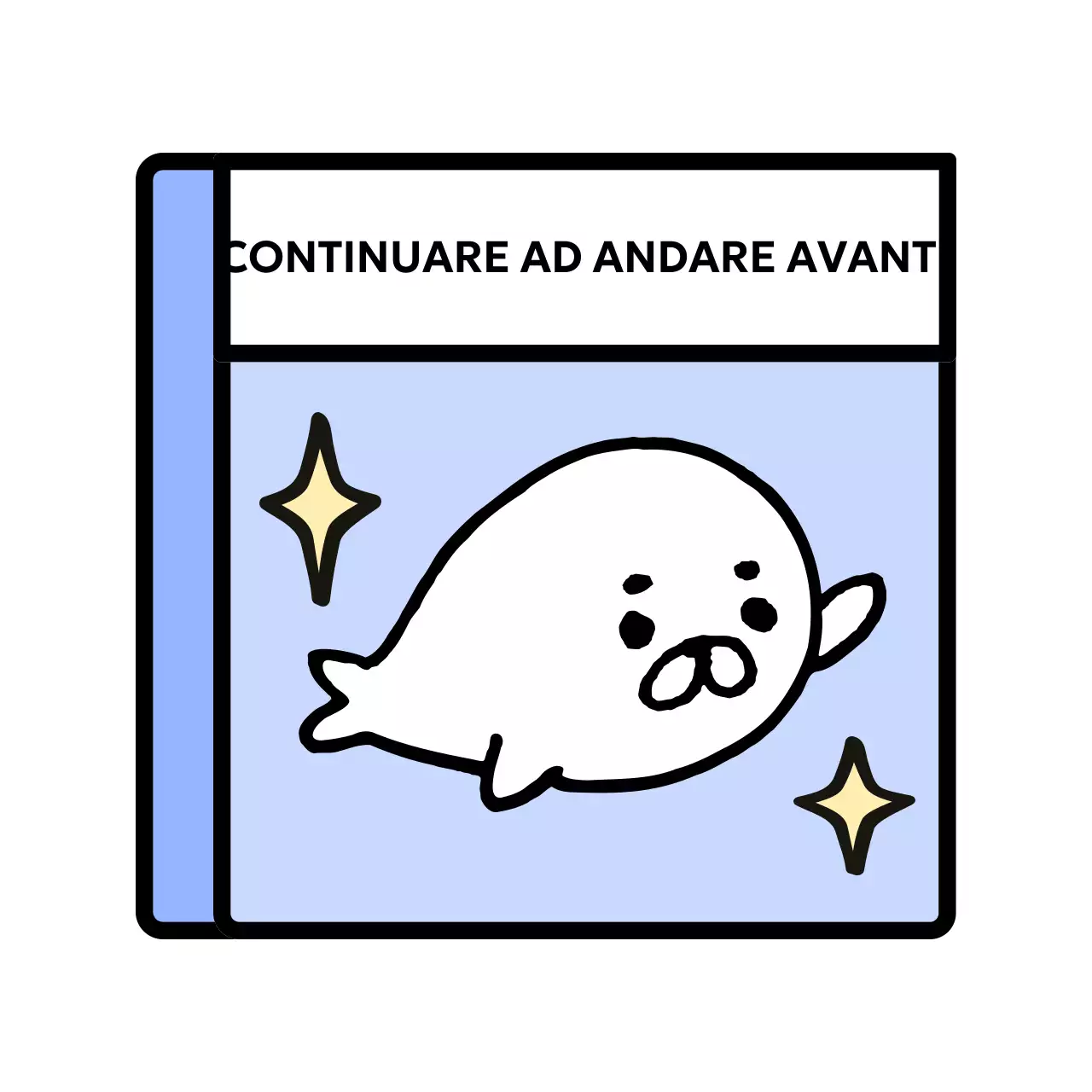 Design simile a un album con simpatiche illustrazioni di animali