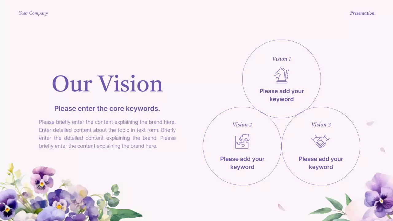 Purple Elegant Brand Presentation