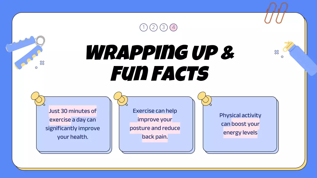 Blue Modern Fitness Guide Presentation