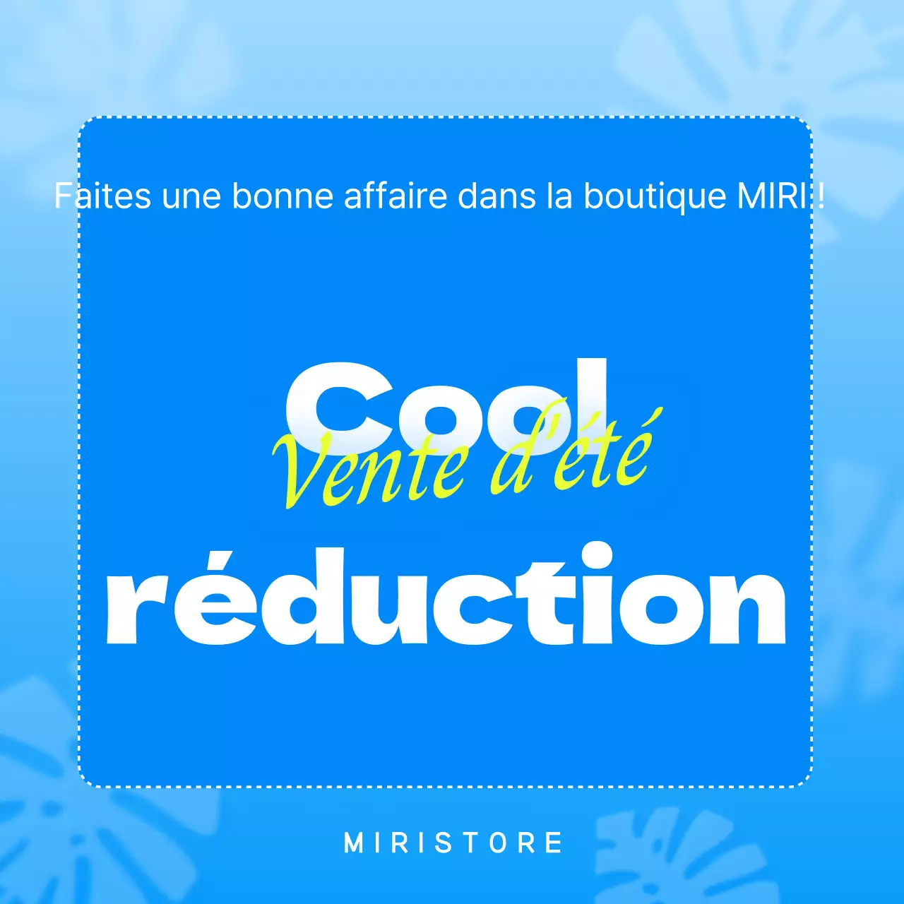 Une collection de vignettes d'événements estivaux aux accents bleus et roses