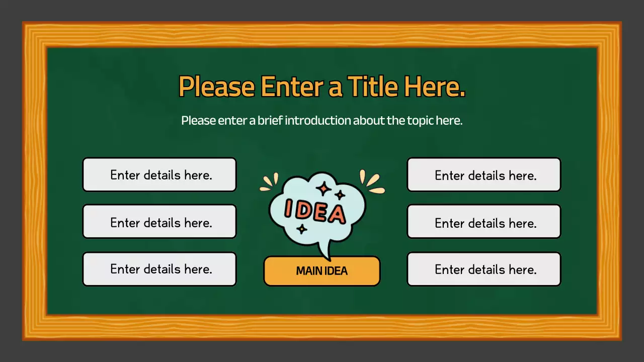 Green Traditional Education Guide Presentation