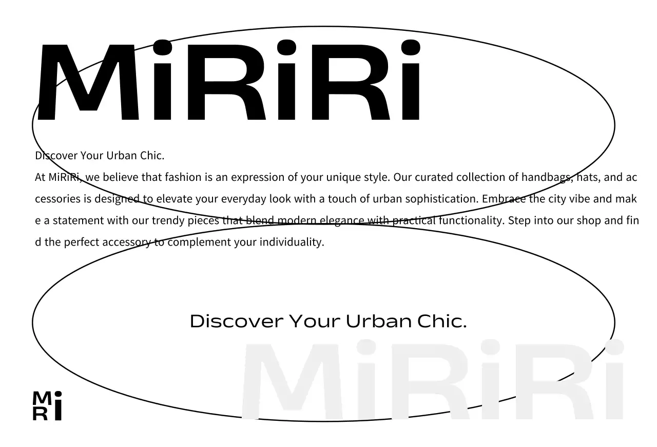 モダンシックショッピングモールブランドカード