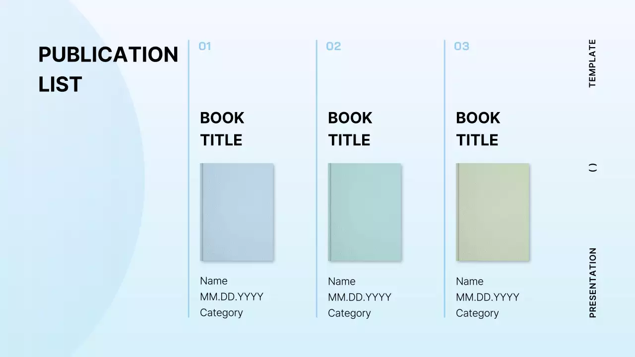 Presentasi Buku Modern Biru