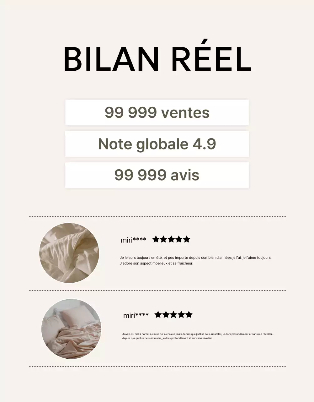 Introduction aux couvertures rafraîchissantes modernes en beige et ivoire