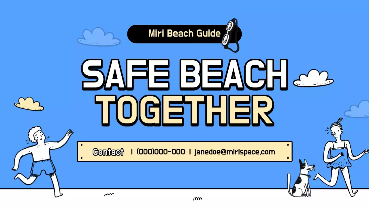 Blue Simple Beach Guide Presentation