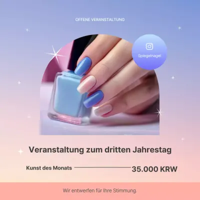 Förderung von Borah und Pink's luxuriösem Nail Art Open Event