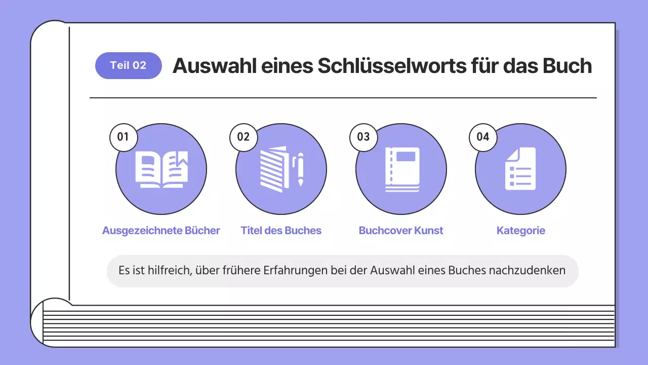 Einfache Lesetrainings in Lila und Schwarz