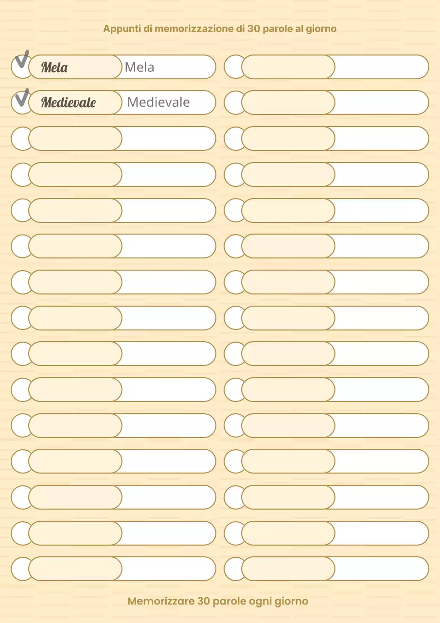 Semplice blocco note giallo e bianco per il test di inglese