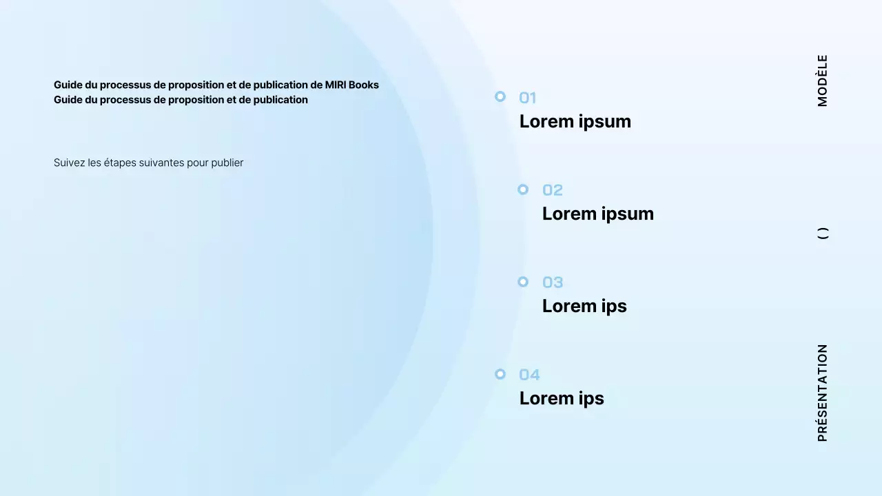 Proposition de livre minimaliste en bleu clair et menthe