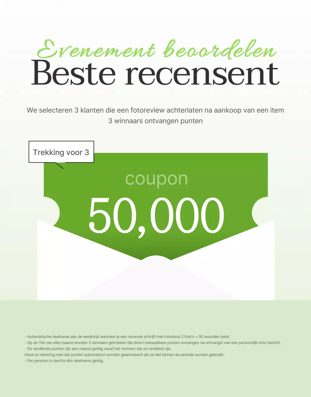 Promoot een eenvoudige salade recensie-evenement in witte en lotusbonen