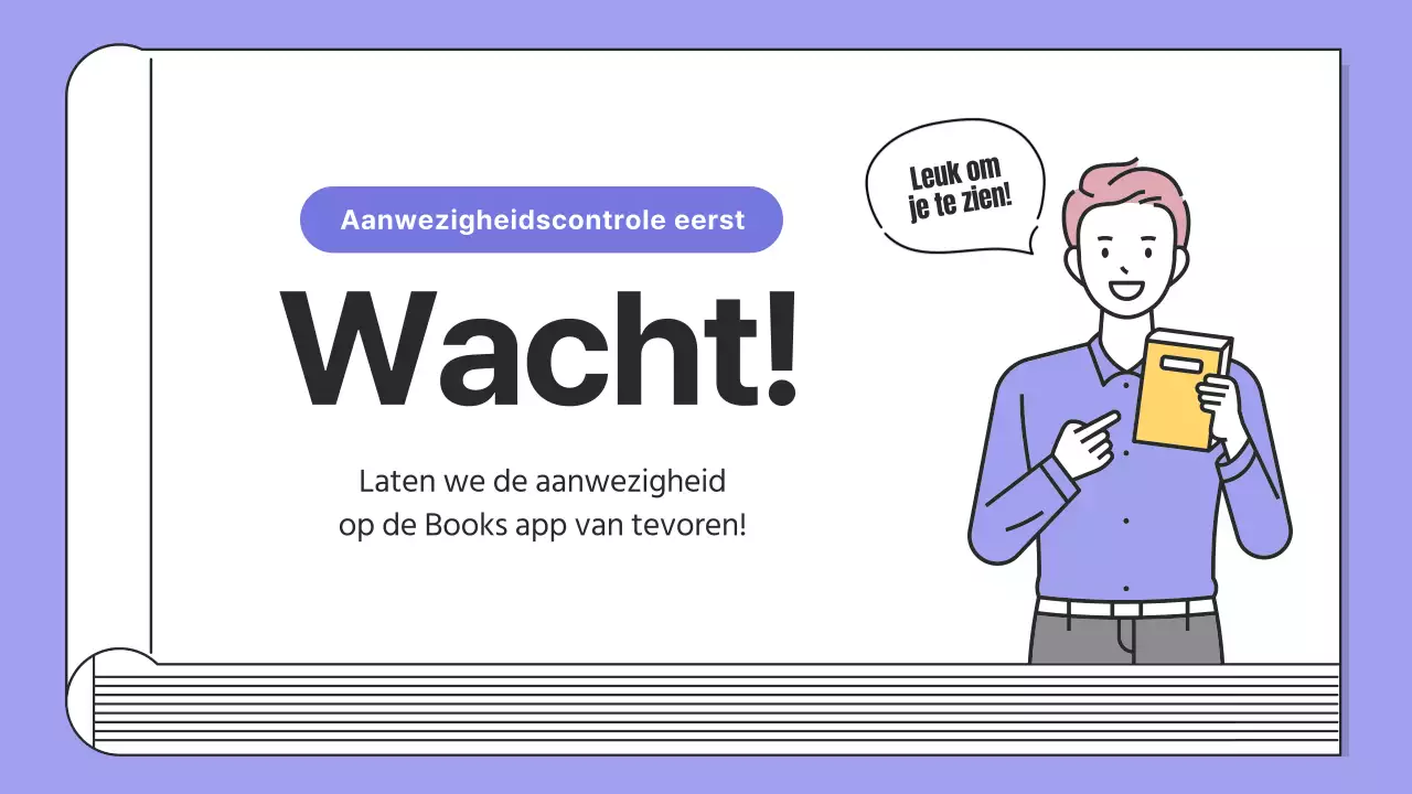 Eenvoudige leeslessen in paars en zwart