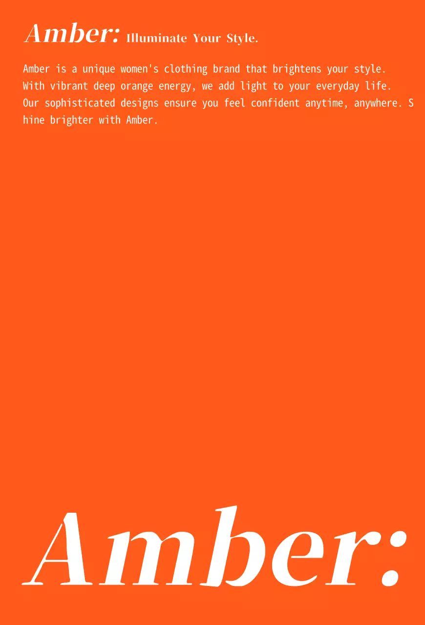 Cartão de agradecimento do centro comercial laranja