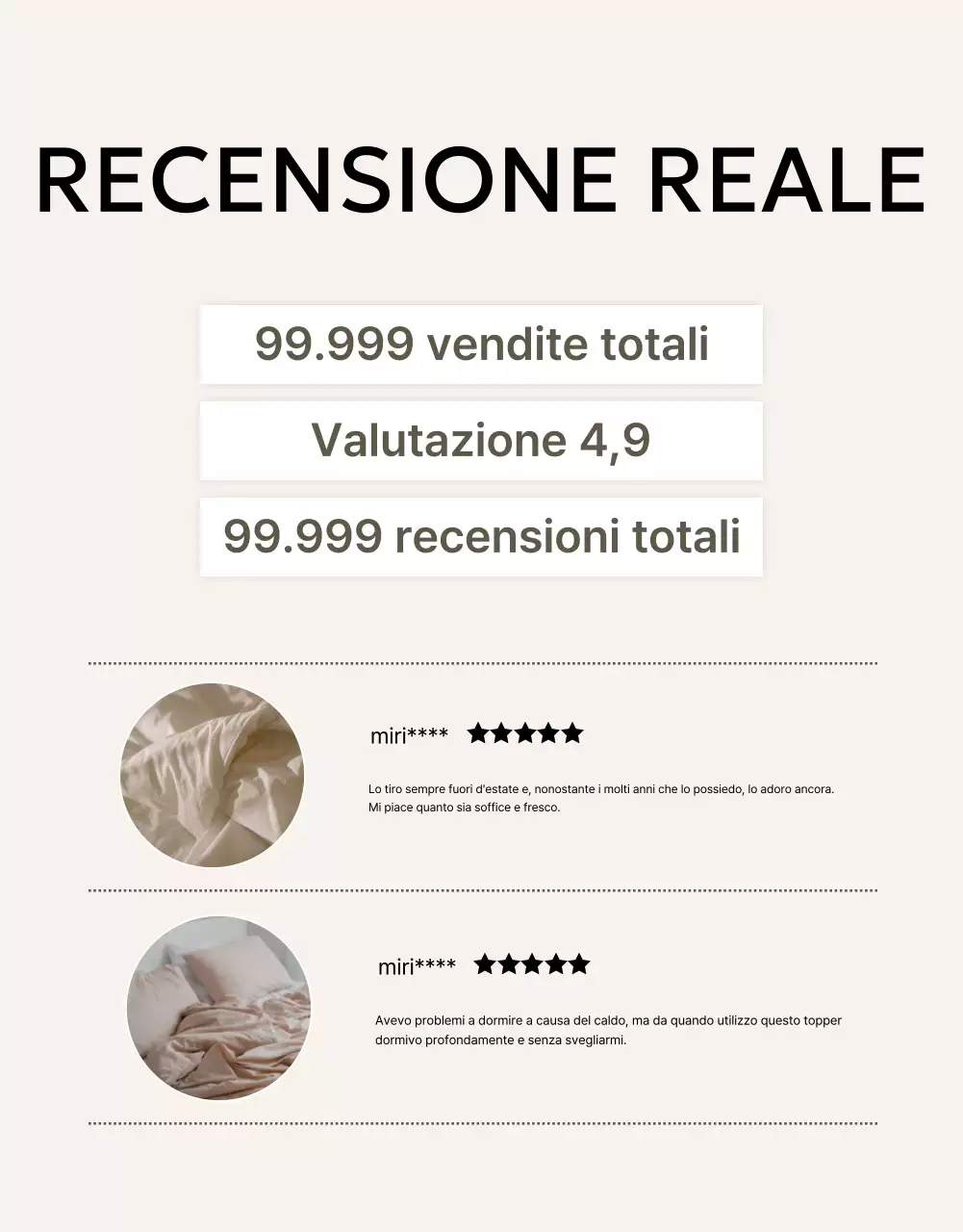 Un'introduzione ai moderni topper refrigeranti in beige e avorio