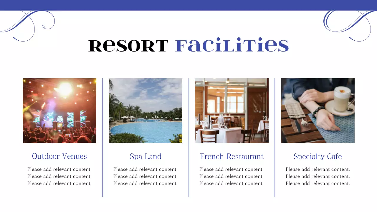 Blue Elegant Hotel Presentation