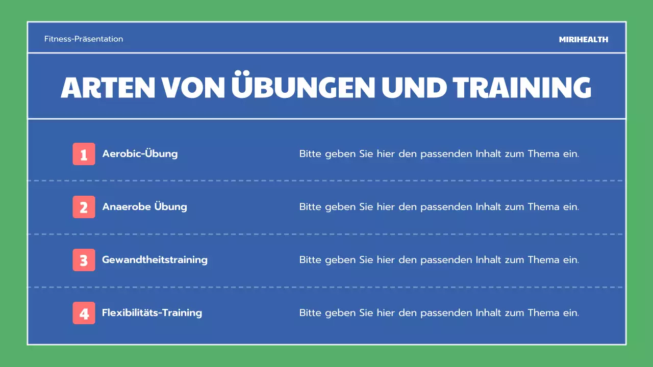 Vorteile der blauen und grünen Bewegung Bildungsressourcen