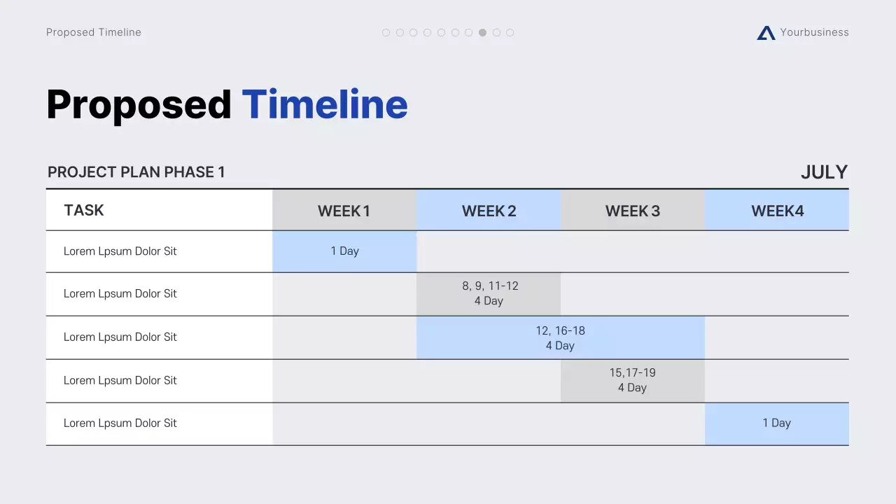 Blue Modern Project Presentation
