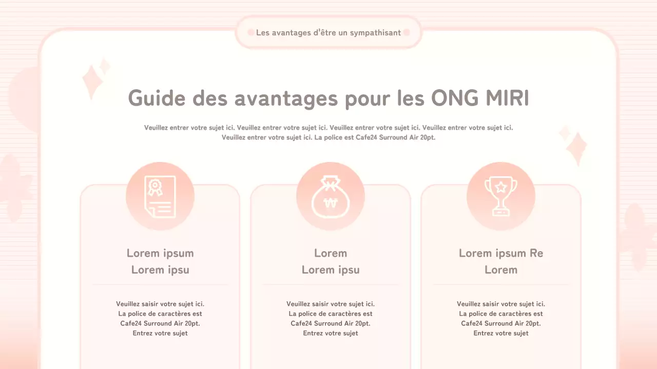 Matériel de formation du Corps rose et du Corps rouge