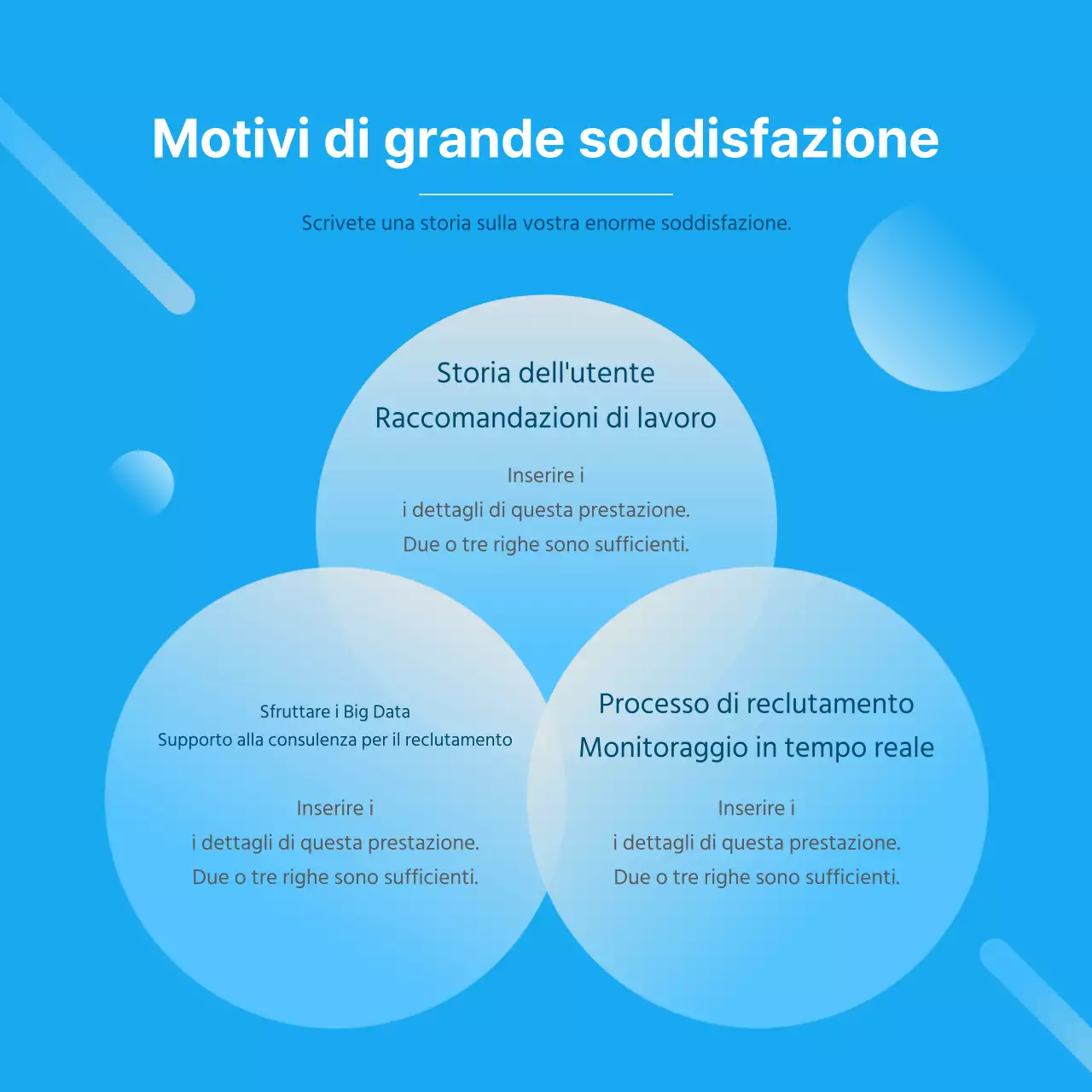 Promuovere una moderna piattaforma di incontro tra domanda e offerta di lavoro in blu e bianco