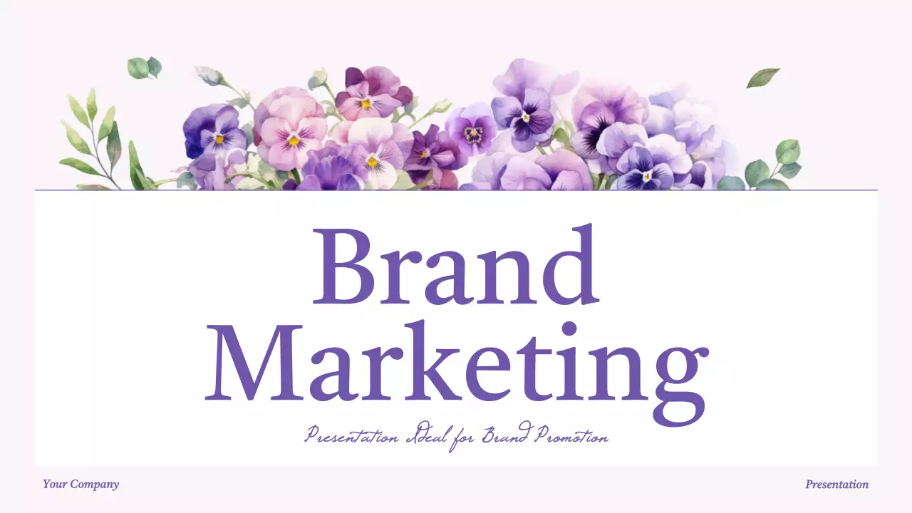 Purple Elegant Brand Presentation