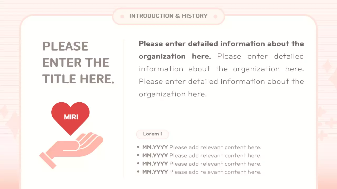 Pink and Red Corps Training Materials