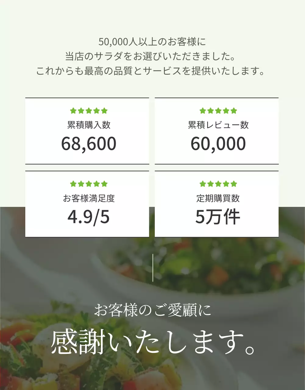 白 シンプル サラダ テンプレート 詳細ページ