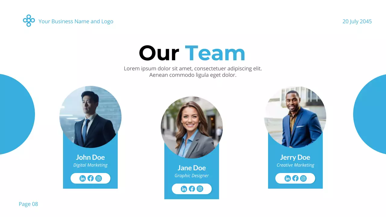 Blue Modern Business Presentation