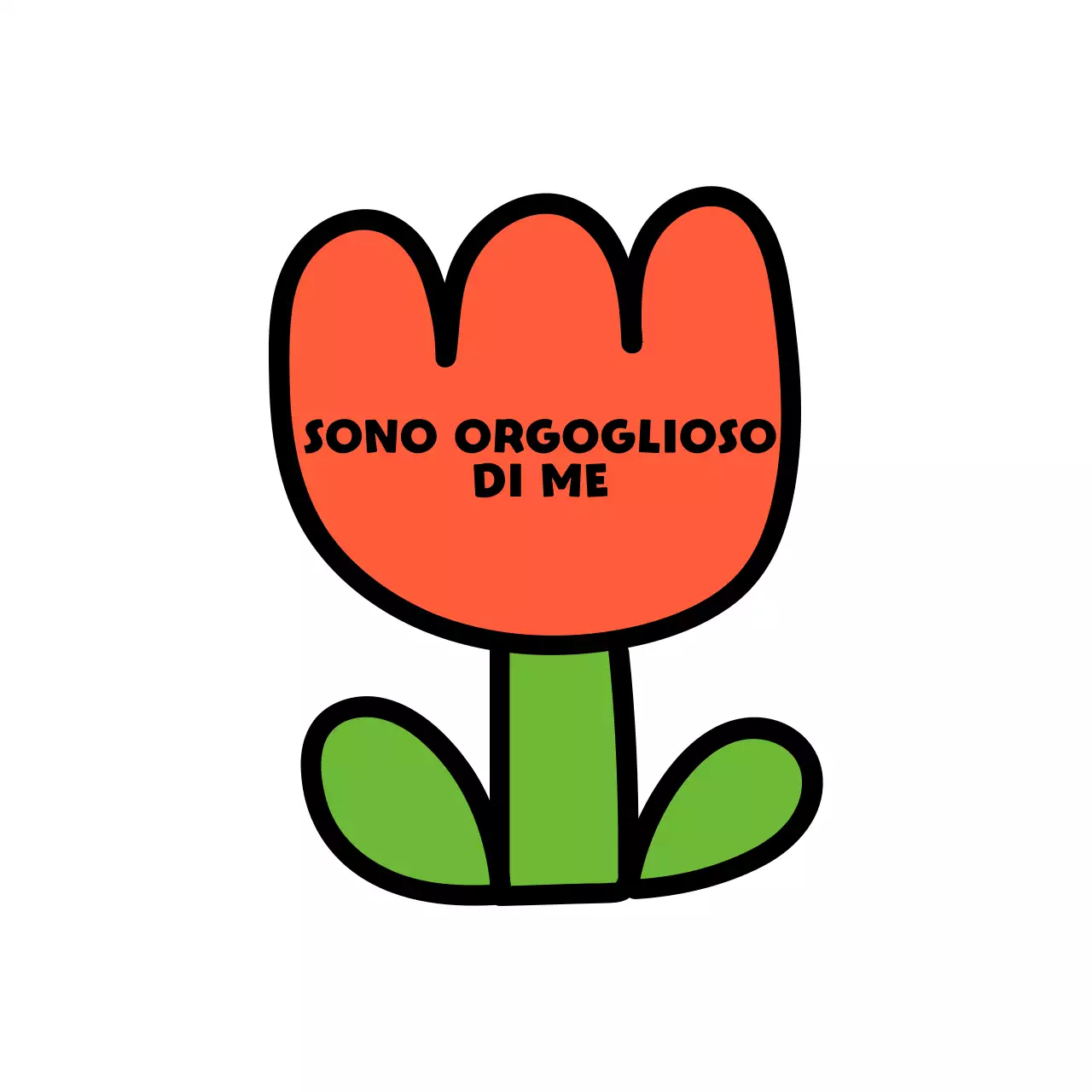 Merchandising carino e personalizzato con illustrazioni e scritte floreali