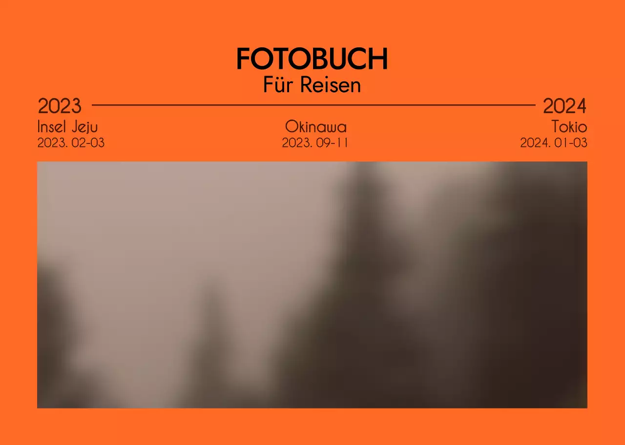 Ein persönliches Landschaftsfotobuch mit sentimentaler Note