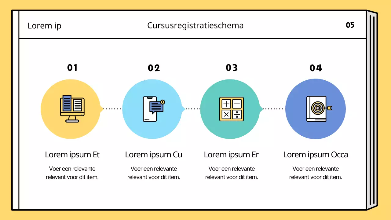 Een eenvoudig geel-blauw lesplan voor de zomervakantie
