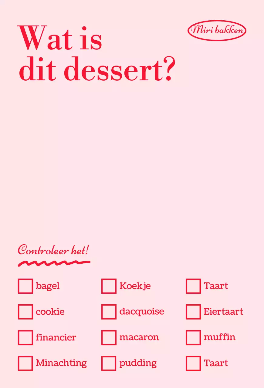 Een gids voor het bewaren van desserts met pastelkleurige achtergronden