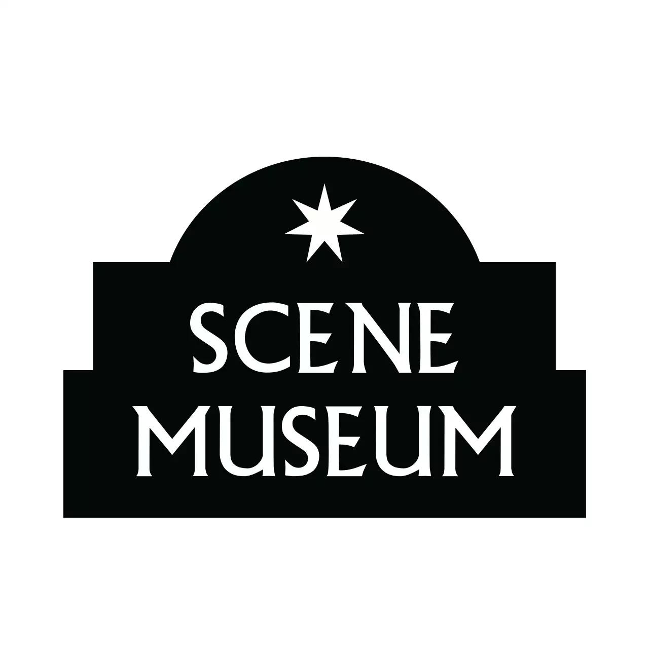 건물 모양을 형상화한 독특한 분위기의 그래픽 디자인