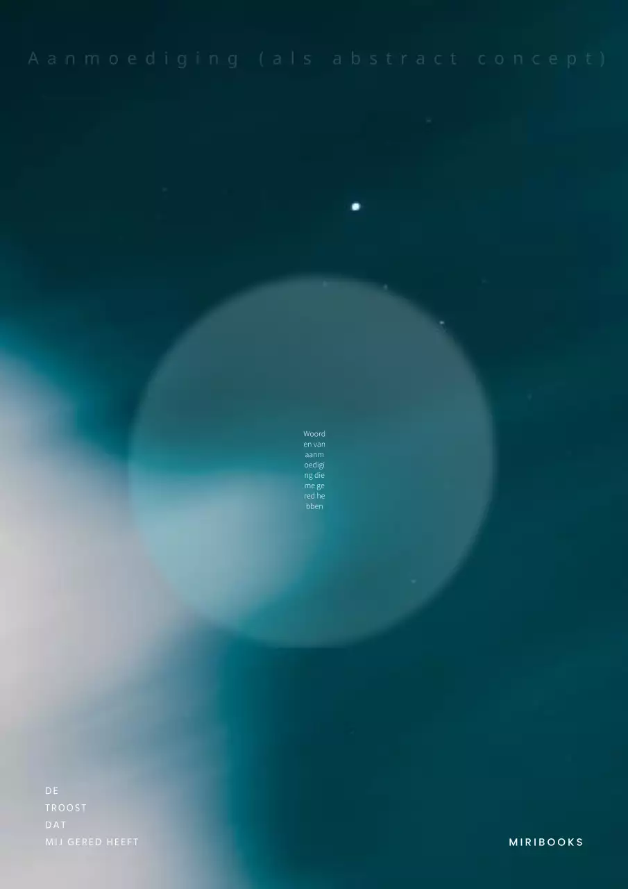 Eenvoudige mintkleurige boekomslag.