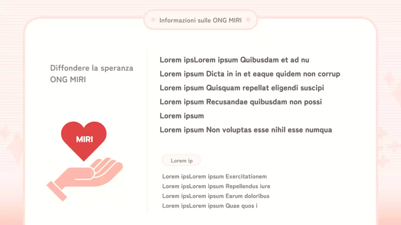 Materiale didattico per i corpi rosa e rossi