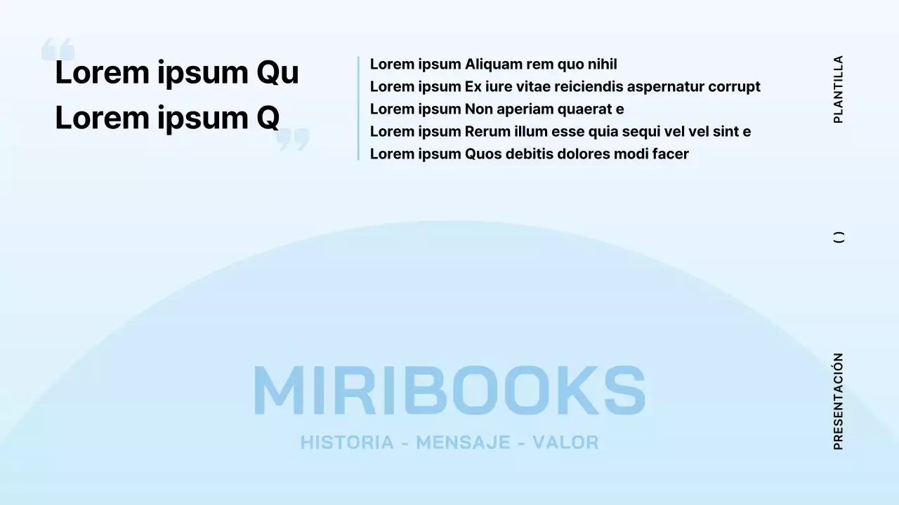 Propuesta de libro minimalista en azul claro y menta
