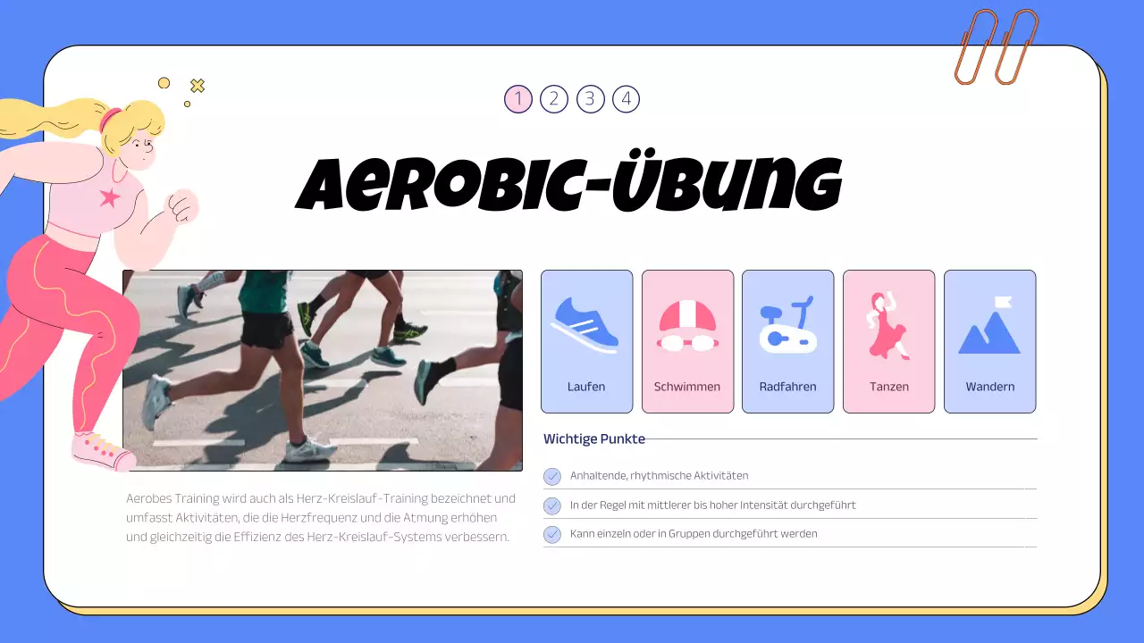 Trendige blaue und rosa Schulsportmaterialien