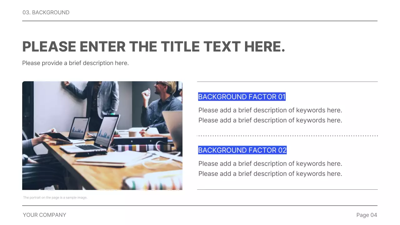 Blue Minimal Business Plan Report Presentation