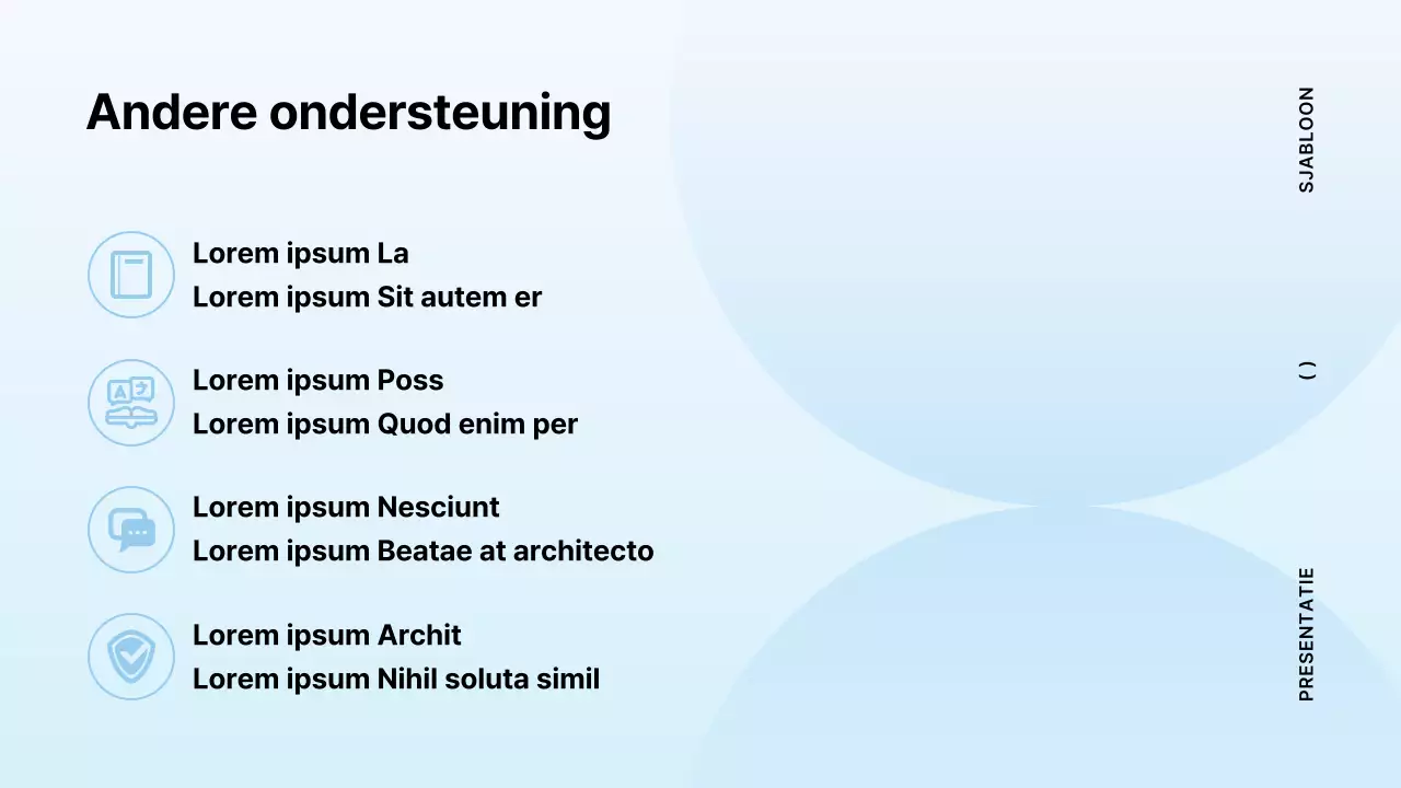 Minimalistisch boekvoorstel in lichtblauw en mint