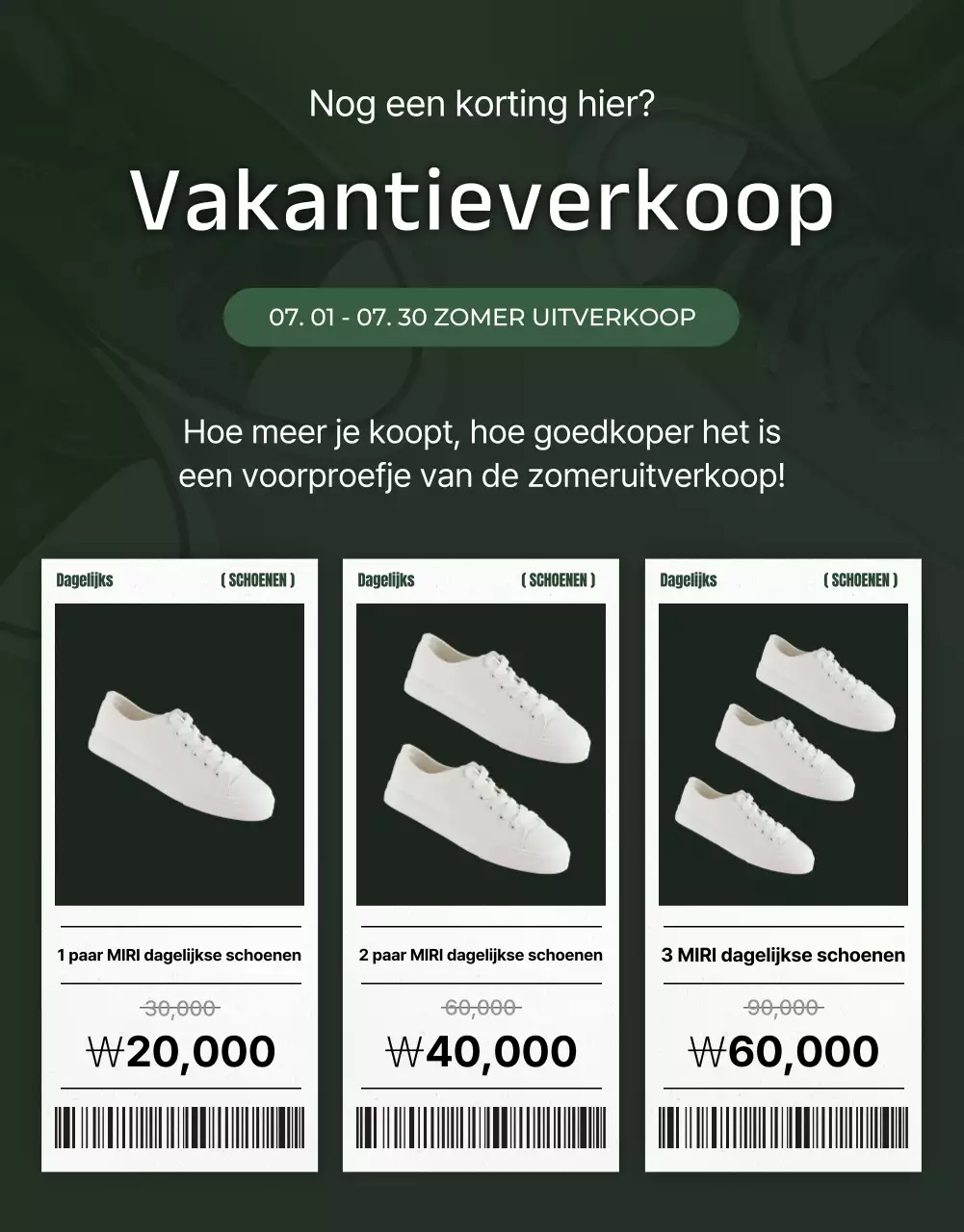 Een overzicht van eenvoudige zomerschoenen in groen en betaalbaar