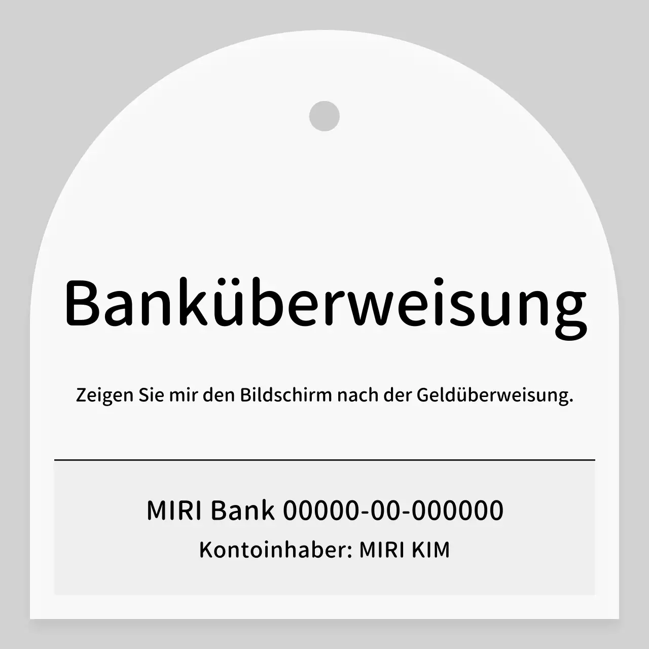 Ein grauer, moderner Leitfaden zum Lastschriftverfahren