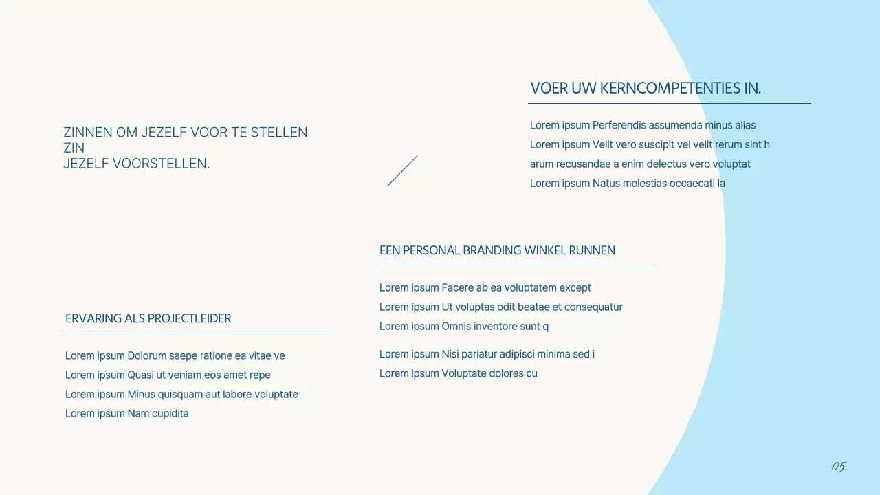 Een eenvoudige marketeersportefeuille in lichtblauw