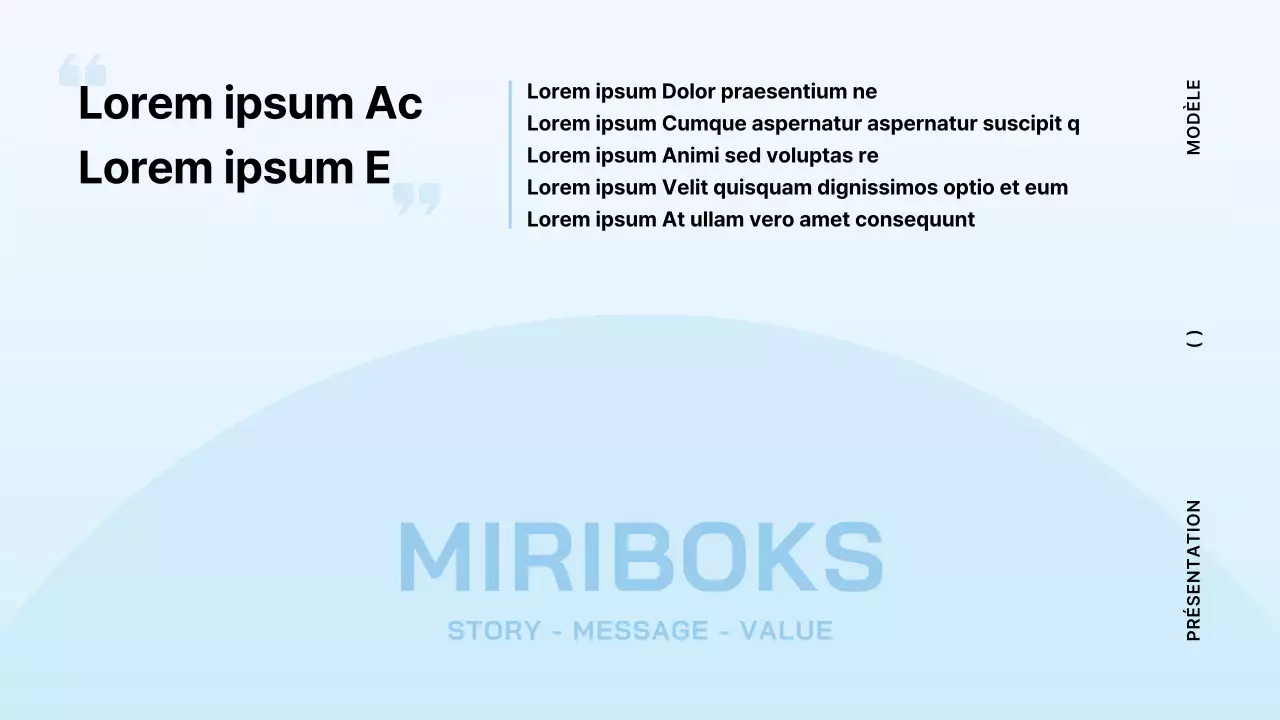 Proposition de livre minimaliste en bleu clair et menthe