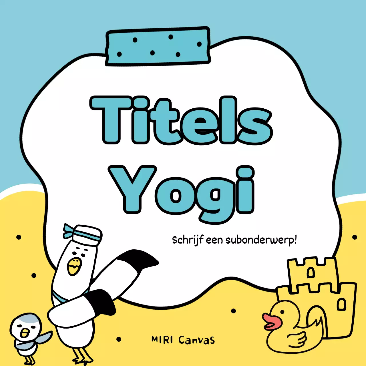 Een collectie mooie zomertitels in geel en lichtblauw