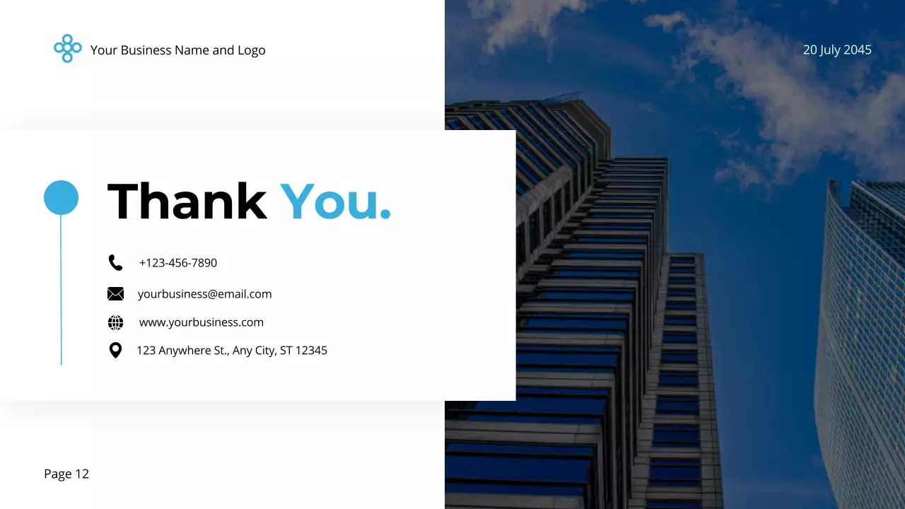 Blue Modern Business Presentation