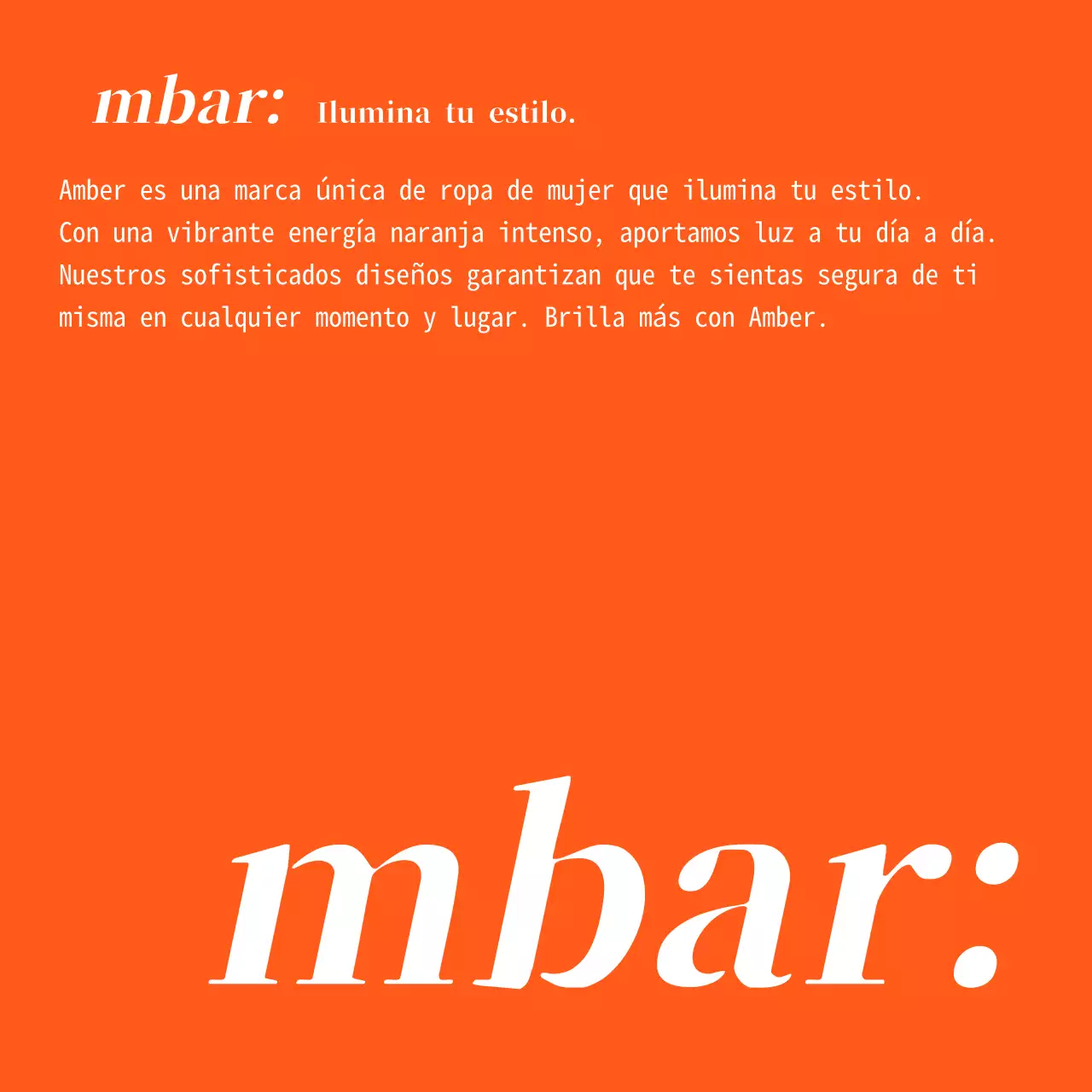 Tarjeta de agradecimiento de centro comercial naranja